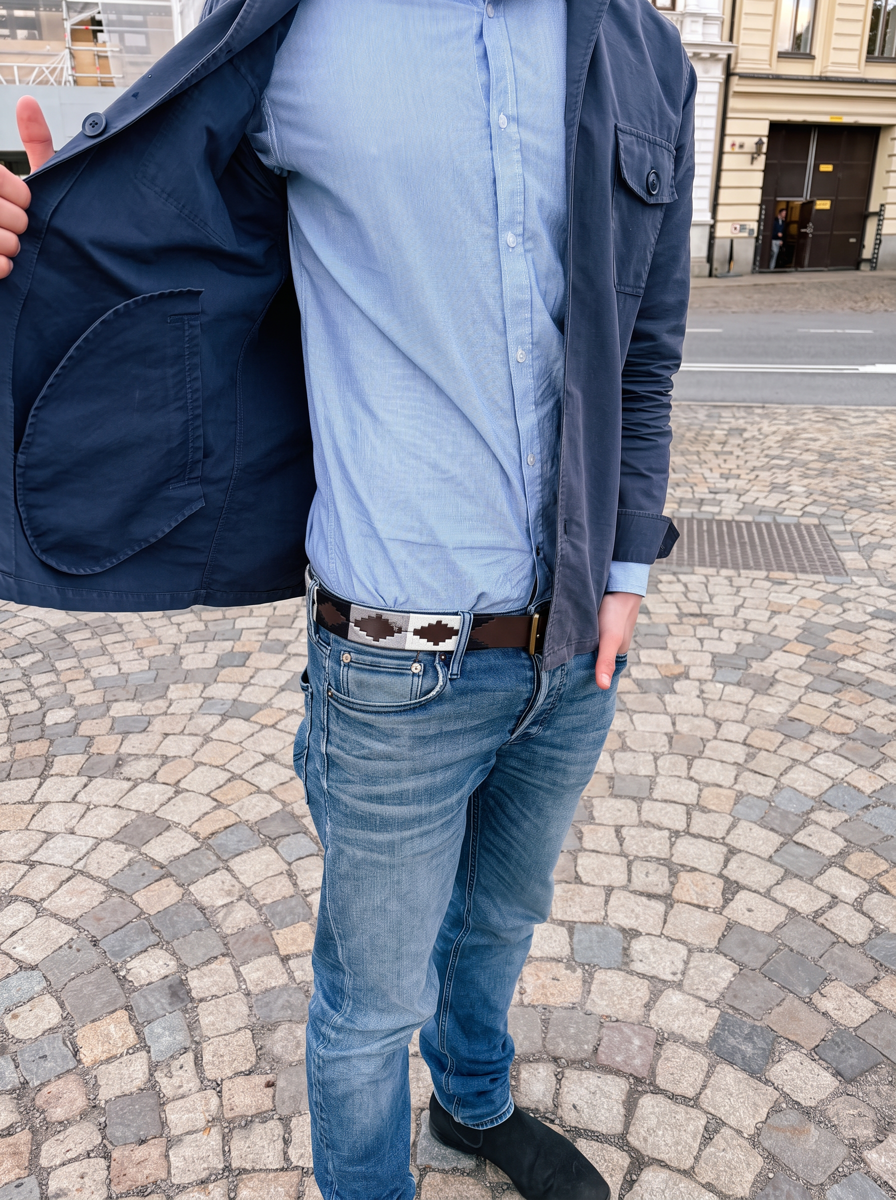Nordforsstockholm leather belt worn in the lookbook, image 5